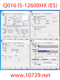 12th Gen i5-12600HX ES Q016 Modified   FLASH HX  desktop 1700LGA  Can overclock