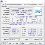 10729 10TH COMET LAKE QTJ0 0000 2.8G 8C16T MODIFIED LAPTOP CPU TO LGA 1151
