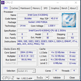 10729 6TH  SKYLAKE   SR2FP  i5-6300HQ   0000   2.3G  4C4T  MODIFIED LAPTOP CPU TO LGA 1151